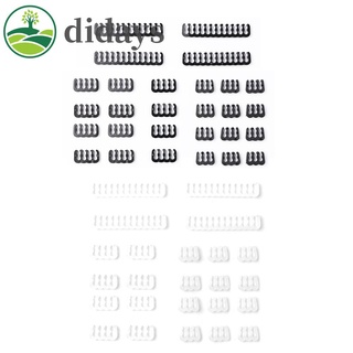 Didays หวีจัดระเบียบสายเคเบิล 6 8 24 Pin สําหรับสายไฟ PC 3.0-3.6 มม. 24 ชิ้น