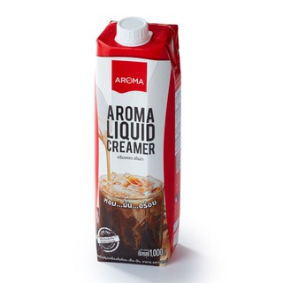 Aroma Liquid Low Fat Non-Dairy Creamer อโรม่า ลิควิด ครีมเมอร์ ครีมเหลว (ครีมเทียมข้นจืดชนิดพร่องมันเนย) 1,000 มล.