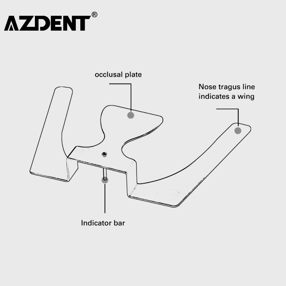 azdent-dental-orthodontic-3d-occlusal-maxillary-casting-jaw-fox-plane-plate-complete-denture