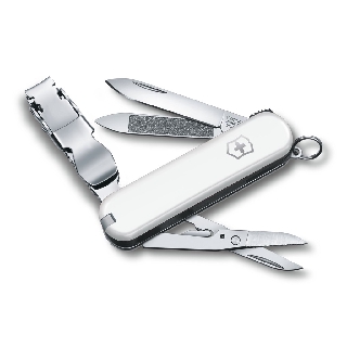 ภาพหน้าปกสินค้าVictorinox Small Pocket Knife with Nail Clipper SAK-S 0.6463.7 NailClip 580, White ที่เกี่ยวข้อง