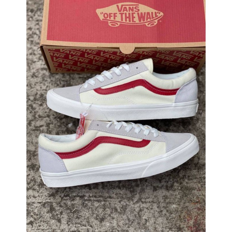 ภาพหน้าปกสินค้ารองเท้าผ้าใบVans Oldskool มีกล่อง รองเท้าผ้าใบแวนโอลสคูล แวนหนอนแดง จากร้าน sneakerbybenz บน Shopee