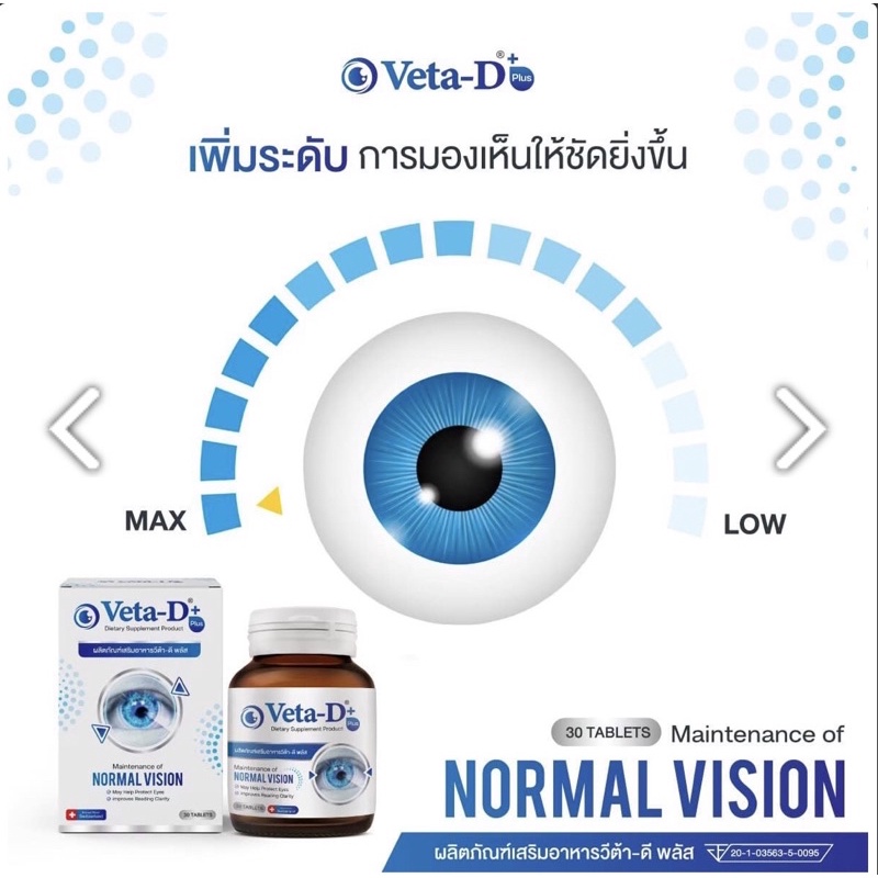 veta-d-วีต้า-ดี-ผลิตภัณฑ์อาหารเสริมสำหรับดวงตา