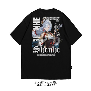 เสื้อยืดสีขาวเสื้อยืด พิมพ์ลาย Shenhe GENSHIN IMPACT | เสื้อเชิ้ต Distro | เสื้อเชิ้ต สําหรับผู้ชาย | เสื้อยืด สําหรับผู