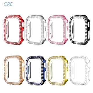 Cre เคสป้องกันสมาร์ทวอทช์ สําหรับ Apple-Watch7 41/45 มม. กรอบกันกระแทก PC