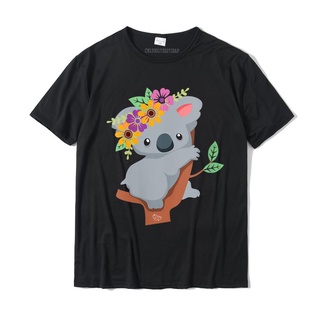 T-shirt  เสื้อยืด ผ้าฝ้ายแท้ พิมพ์ลายหมีโคอาล่าน่ารัก แฟชั่นฤดูร้อน สไตล์ออสเตรเลีย สําหรับของขวัญฮาโลวีนS-5XL