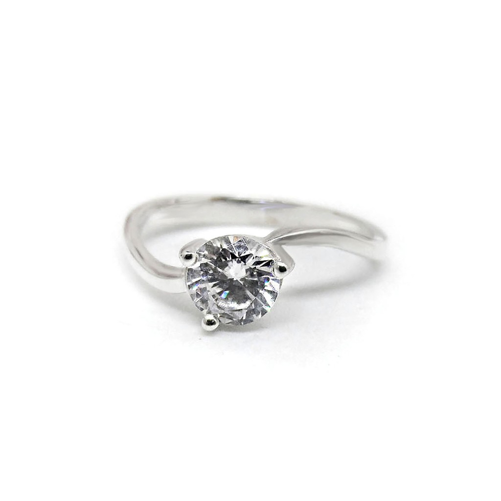 finejewelthai-แหวนเพชรcz-แหวนเงินแท้925-แหวนหมั้น-แหวนแต่งงาน-r1016cz