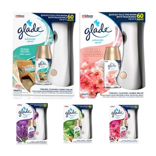 Glade automatic spray เครื่องพ่นสเปรย์ น้ำหอมอัตโนมัติ 3 in 1