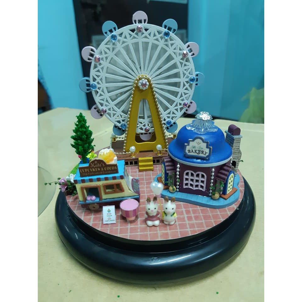 บ้านจิ๋ว-โดมอะคริลิค-ferris-wheel-พร้อมส่งทันที-ชิงช้าสวรรค์-สวนสนุก-ชิงช้า-จิ๋ว-ม้าหมุน-บ้านจิ๋ว-บ้านตุ๊กตา-โมเดลบ้าน