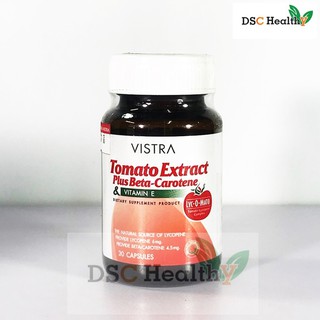 VISTRA Tomato Extract Plus Beta-Carotene 30 เม็ด