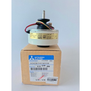 มอเตอร์คอยล์เย็น INDOOR FAN MOTOR ยี่ห้อ Mitsubishi Electric อะไหล่แอร์ รหัส E22E99300 อะไหล่แอร์แท้จากศูนย์