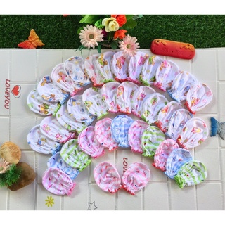 ถุงมือผ้าคอตตอน 6 คู่ 80 บาท สินค้าคละสี คละลาย