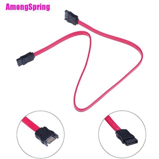 (Amongspring) สายเคเบิ้ลเชื่อมต่อข้อมูล Sata 7Pin Male To Female M / ความเร็วสูง