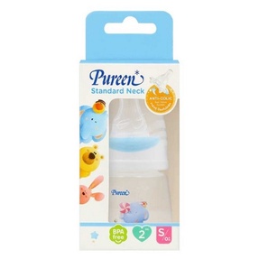 ขวดนม-pp-เพียวรีน-pureen-คอแคบ-ลายน้องช้าง-2-4-8-oz