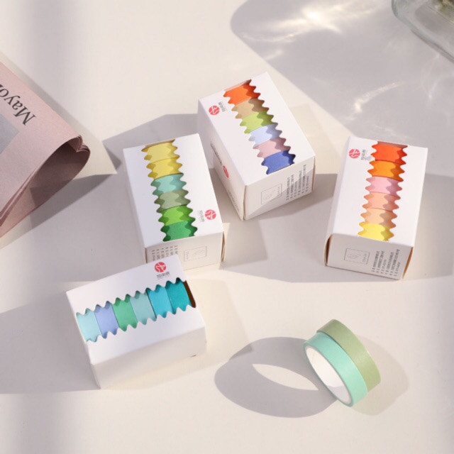 washi-tape-เทป-6-ม้วน-เทปวาชิ-เทปตกแต่ง-diy-masking-tape