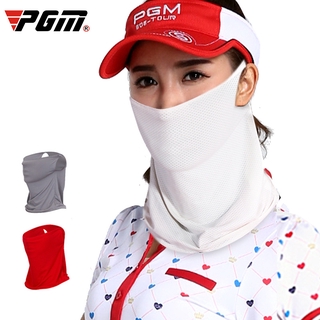 สินค้า PGM Outdoor Skin Care Sports Quick Dry Neck Ice Silk Mask Face Sun Protection UV Blocking Golf Sunscreen Mask