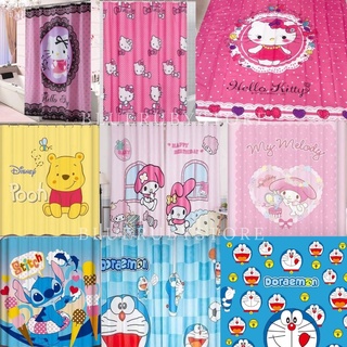 ภาพขนาดย่อของสินค้าพร้อมส่ง ผ้าม่านห้องน้ำ ลายการ์ตูน (180x180cm) Shower Curtain  Bluerubystore