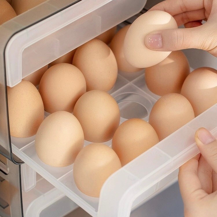 กล่องเก็บไข่สไลด์-2-ชั้น-loosen-egg-slide-2-layers