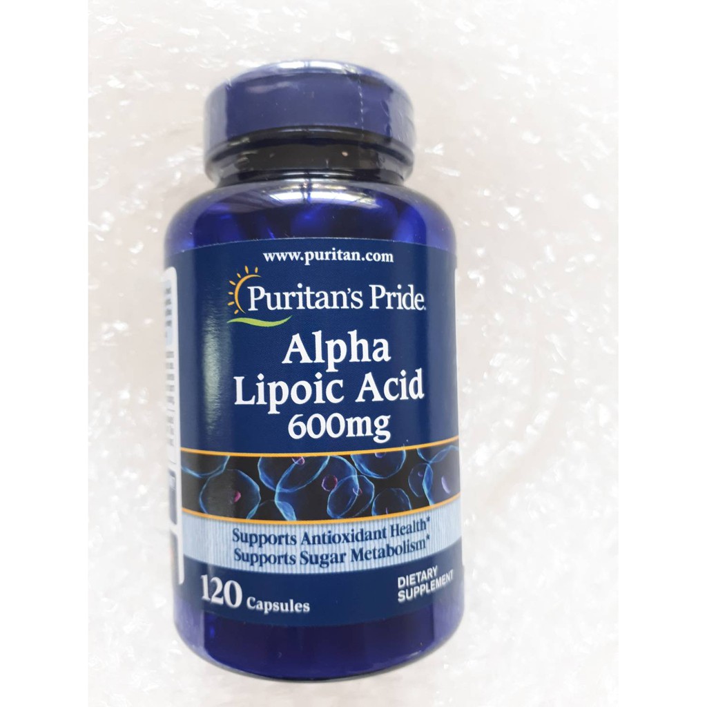 ขวดใหญ่-puritan-alpha-lipoic-acid-ala-600-mg-120-แคปซูล-อัลฟ่าไลโปอิก-แอซิด-บำรุงผิวพรรณ-กระจ่างใส