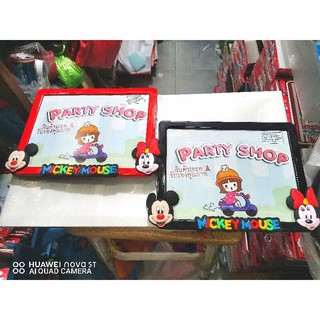 🔥mickeymouse​🔥กรอบป้ายทะเบียน การ์ตูน ป้ายทะเบียนรถมอเตอร์ไซค์ เหล็ก ขายส่ง