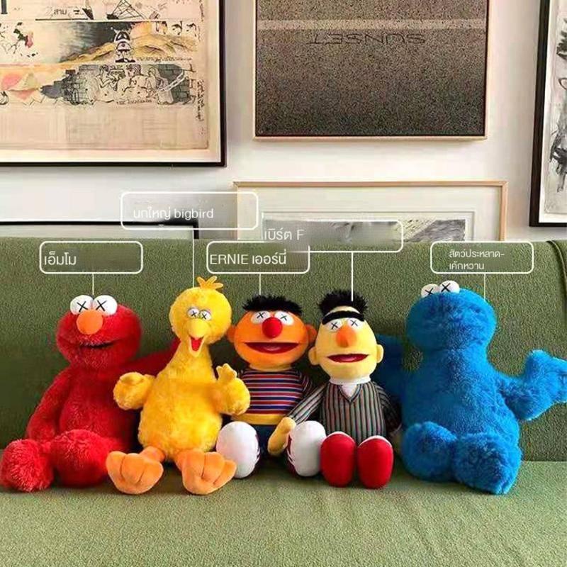 sesame-street-ของเล่นตุ๊กตา-เอลโม่และคุกกี้มอนสเตอร์-ตุ๊กตา-ตุ๊กตามอนสเตอร์ไฮ-monster-high-doll