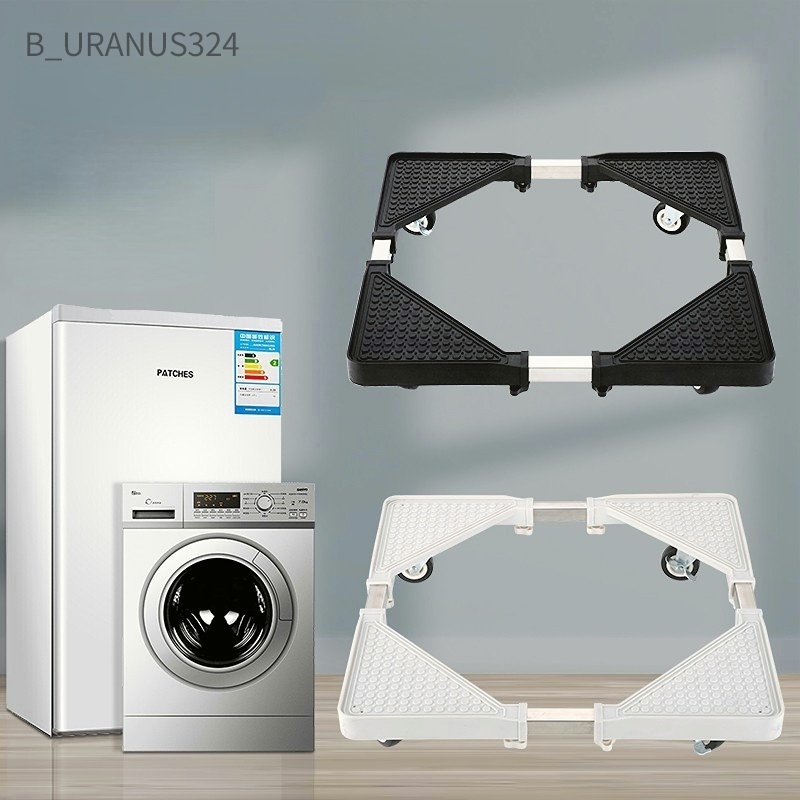 b-uranus324-ฐานวางเครื่องซักผ้า-ที่รองตู้เย็น-ที่รองเครื่องซักผ้า-พร้อมล้อ-สําหรับตู้เย็น-ยืด-25-39-ซม