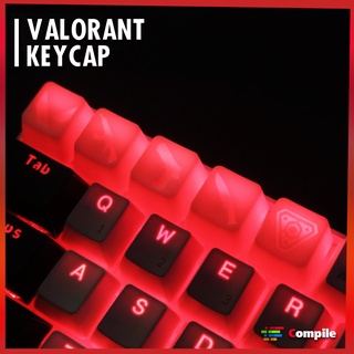 สินค้า Keycap Valorant ปุ่มคีย์บอร์ดวาโรแรน 5ปุ่ม วัสดุแข็งแรง (อ่านรายละเอียดสินค้าก่อนสั้งซื้อ)