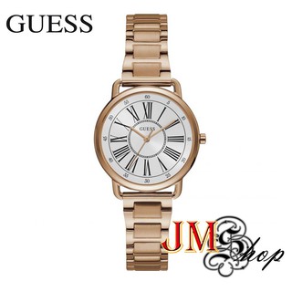 GUESS Jackie นาฬิกาข้อมือผู้หญิง สายสแตนเลส รุ่น W1148L3 (Rose Gold)