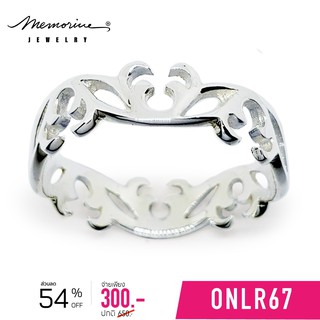 สินค้า Memorine Jewelry แหวนเงินแท้ 925 : ONLR67