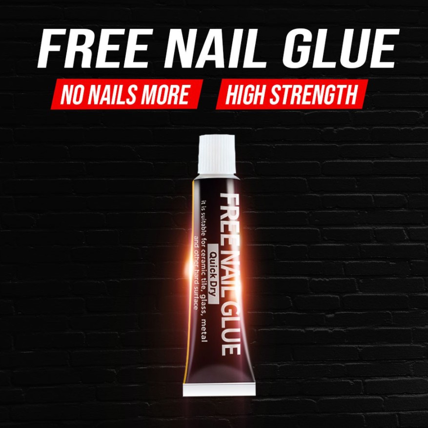 #352 Free Nail Glue กาวพลังช้าง กาวตะปู กาวอเนกประสงค์ กาวติดผนัง ไม่ ...