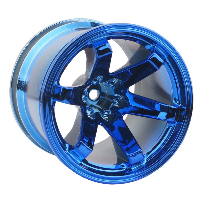 RC HSI 0601 4Pcs Plating Silver Wheel Sets For 1:10 Monster Truck ...