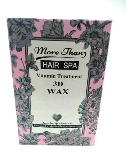 กล่องชมพู-more-than-hair-spa-vitamin-treatment-3d-wax-มอร์แดน-แฮร์-สปา-วิตามิน-ทรีทเม้นท์-แวกซ์-ผมทำสี-30ml-1กล่อง