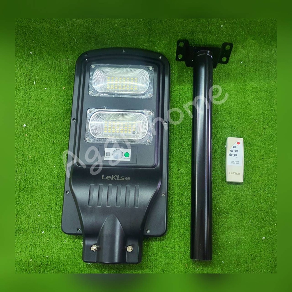 lekise-โคมไฟถนนโซล่าเซลล์-led-solar-street-light-with-smart-sensor-แสงสีขาว-โคมไฟ-พร้อมรีโมท