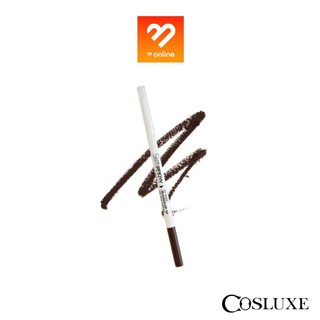 Boombeautyonline | Cosluxe Slimbrow Pencil Triangular Tip สลิมโบร์ว เพนซิล ไทรแองกูลาร์ ทิป ดินสอเขียนคิ้ว หัวตัดกันน้ำ