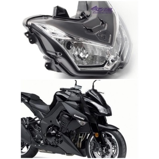 ชุดไฟหน้า kawasaki z1000 ปี 2010-2013 KAWASAKI Z1000 10/11/12/13 โคมไฟหน้า z1000 ไฟหน้า z1000 ตัวเก่าไฟหน้าบิ๊กไบค์