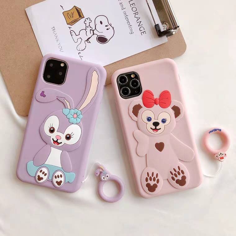 11-promax-iphone-case-เคสนิ่ม-เนื้อซิลิโคน-for-iphone-x-xs-max-xr-7-8plus-full-cover-case-scห่วงduffy-scห่วงstella-scห