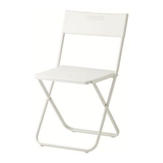 (ทักแชทเช็คของก่อนสั่งซื้อ) เก้าอี้ พับได้ เก้าอี้เหล็ก สีขาว