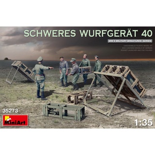 โมเดลประกอบ MiniArt 1/35 MI35273 SCHWERES WURFGERAT 40