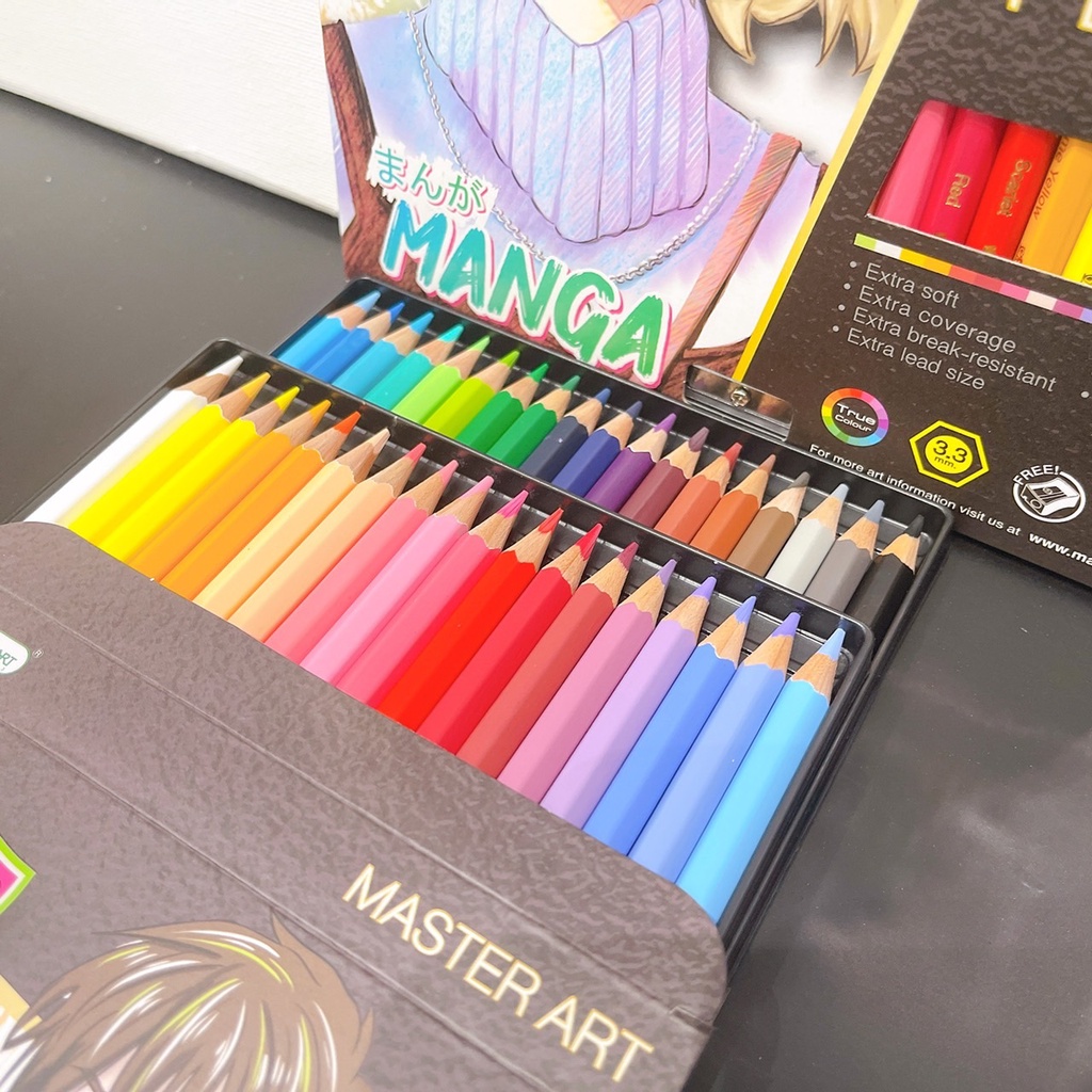 master-art-สีไม้-รุ่น-manga-มังงะ-24-สี-และ-36-สี-แถมฟรีกบเหลา