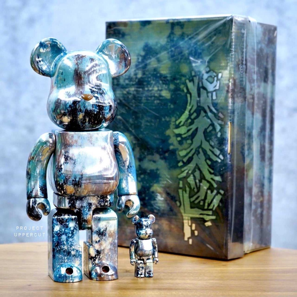 BE@RBRICK - BE@RBRICK PUSHEAD #5 100％ &amp; 400％ silver Be@rbrick 400% and 100% Pushead #5 - myplasticheart