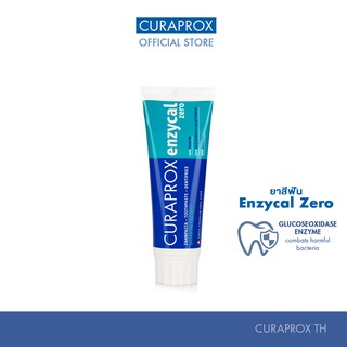 CURAPROX ยาสีฟัน Enzycal Zero ยาสีฟันเพื่อการรักษา ไม่มีฟลูออไรด์ ขนาด 75 มล.