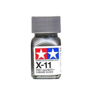 สีทามิย่าสูตรอีนาเมล Enamel X11 Chrome Silver 10ml