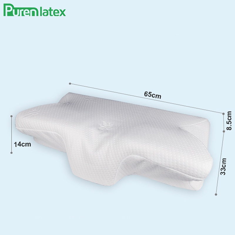 บลูไดมอนด์-purenlatex-14cm-contour-memory-foam-cervical-pillow-orthopedic-neck-pain-pillow-for-side-back-stomach-sleepe