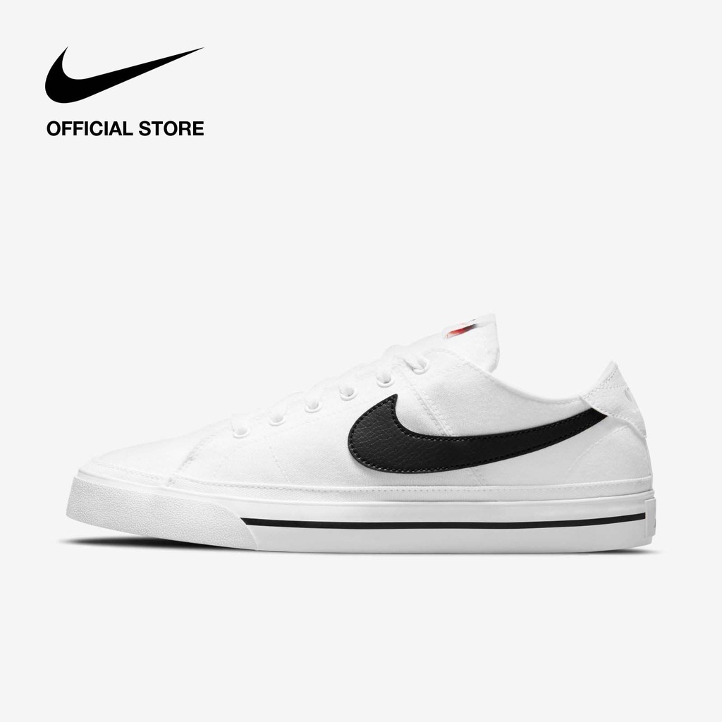 ภาพหน้าปกสินค้าแท้ Nike Men's Court Legacy รองเท้าผ้าใบแฟชั่นคลาสสิก ระบายอากาศได้สบายรองเท้าลำลอง - สีขาว