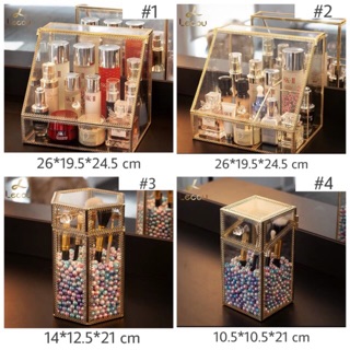 กล่องอะคริลิค ใส่เครื่องสำอางค์ แปรงแต่งหน้า LC10127
