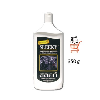 Sleeky Black Enhancing dog shampoo สลิคกี้ แชมพูสุนัข ขนดำ [350 ml] บำรุงขน แชมพูบำรุงผิวหนัง สุนัขขน ขนขาว ขนน้ำตาล