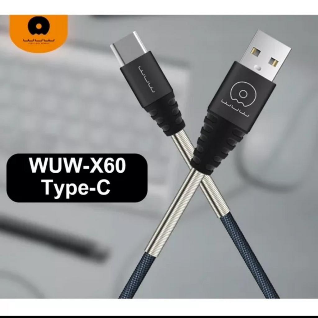 สายชาร์จ USB WUW รุ่น X60 ความยาวสาย 1 เมตร มีให้เลือกสามหัว Micro ...