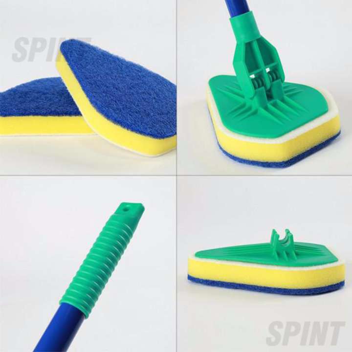 spint-clean-reach-mop-ไม้ถูพื้นแบบมีแผ่นรองมุมที่ยืดหยุ่น-3-in-1-เข้าได้ทุกซอกทุกมุม