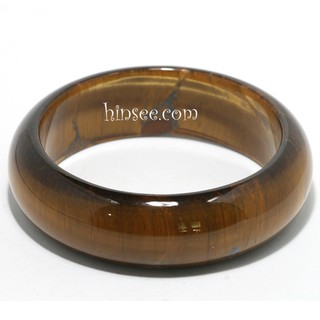 กำไลพลอยตาเสือ Tigers eye ขนาดหน้ากว้าง 18 มม. ขนาดวงใน 58 มม