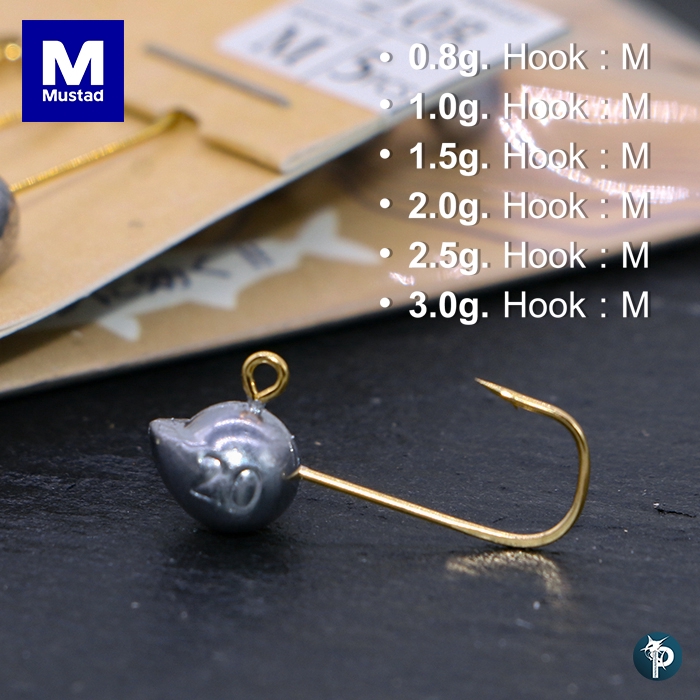 ภาพหน้าปกสินค้าหัวจิ๊ก MUSTAD FINESSE JIG HEAD AJ-JGR จากร้าน parknum_fishing บน Shopee