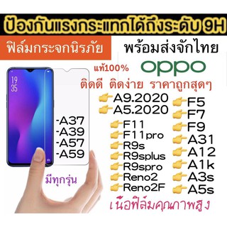 ฟิล์มกกันรอย OPPO A78/A55/RENO5/A94/A93/A92/A91/A37/A57/A59/A92020/A52020/F11 PRO/RENO2F/F5/F7/F9/A31/A12/A1K/A3S/A5S
